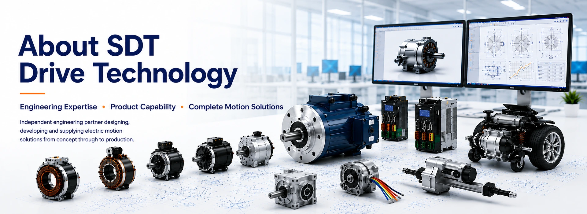 About SDT Drive Technology - engineering expertise, product capability and complete motion solutions