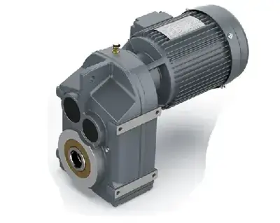 Representative right-angle industrial AC gearmotor