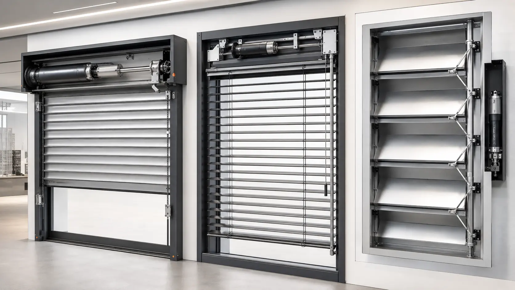 Shutters, Blinds & Environmental Controls equipment application