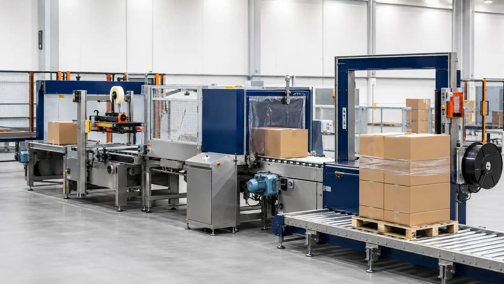 Case Handling, Shrink Wrapping & End-of-Line Systems equipment application