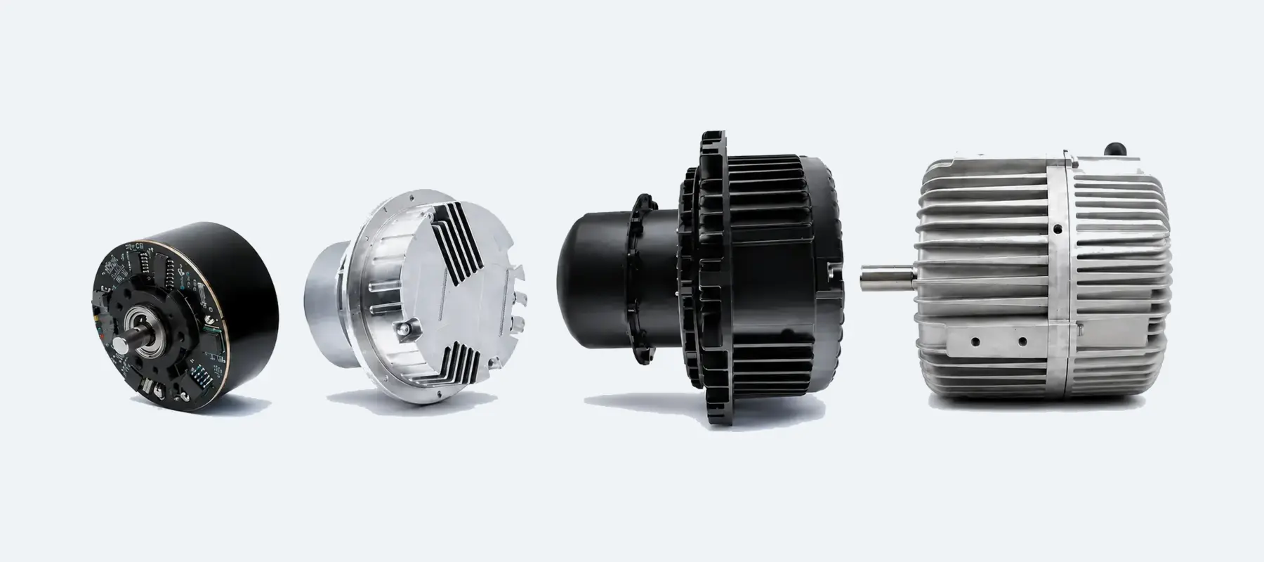 Current SDT Smart EC motor range showing four electronically commutated motor platforms