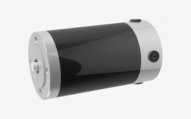 125 mm permanent-magnet brushed DC motor