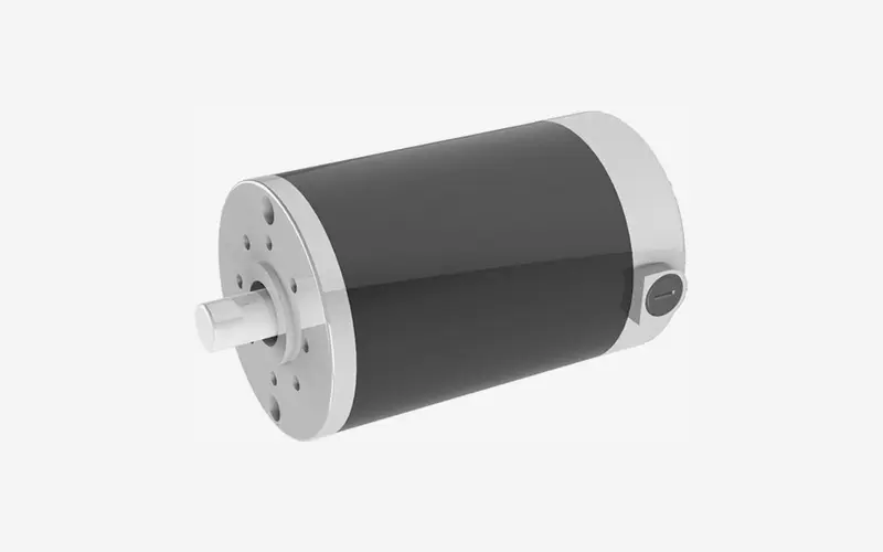 80 mm permanent-magnet brushed DC motor