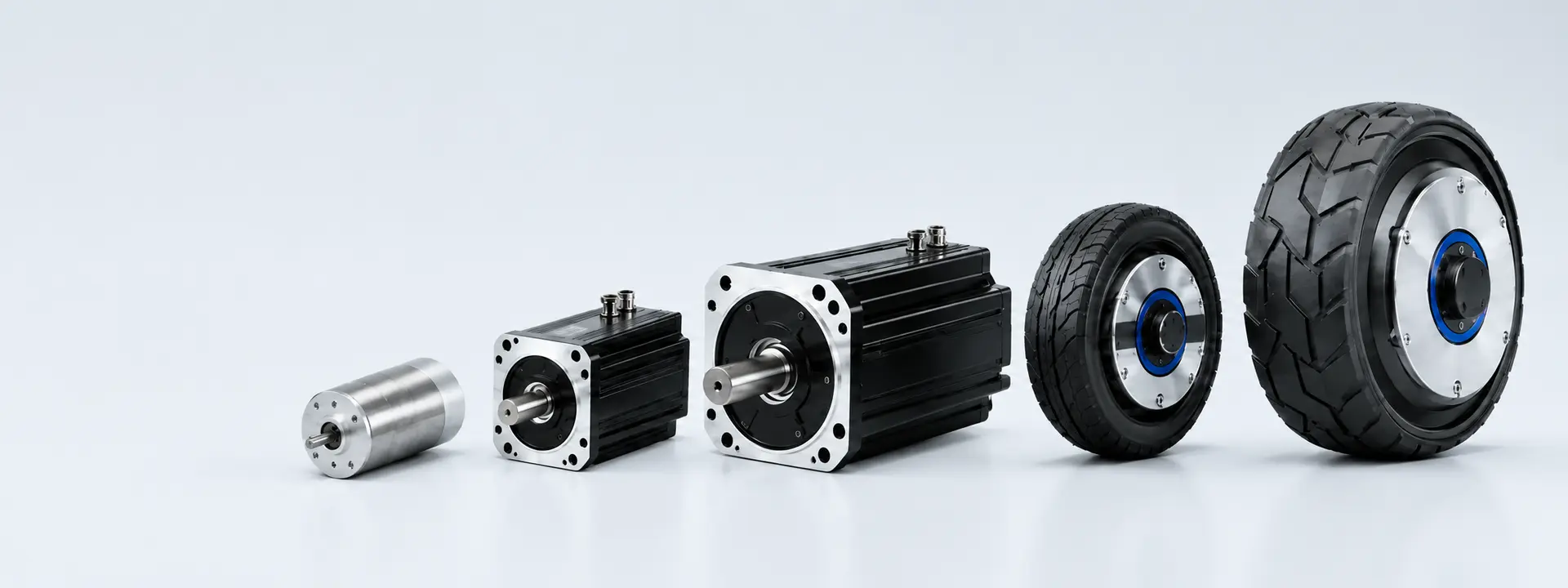 Verified SDT low-voltage and industrial servo motors with integrated wheel drives