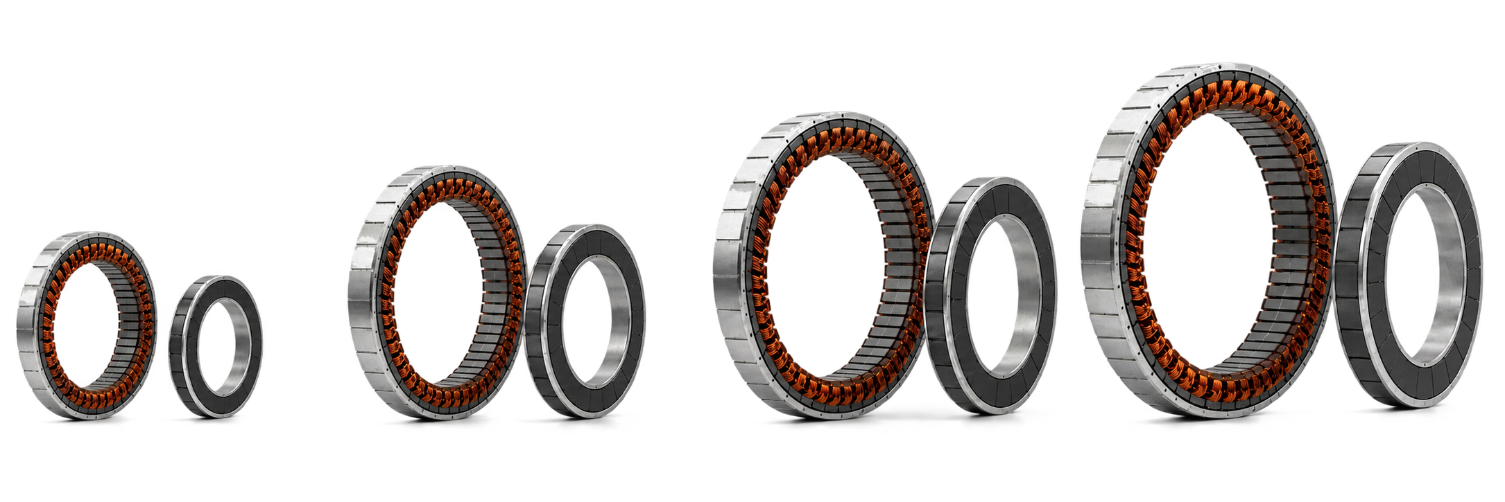 Standard frameless torque motor range examples